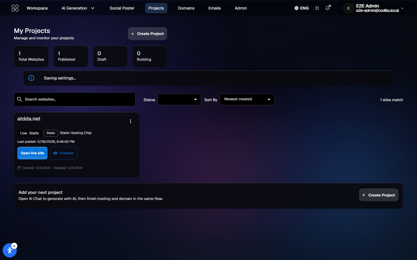 Codibu website solution — WordPress and CMS pages