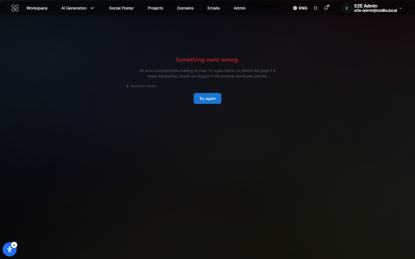 Codibu app export and project file flow in workspace